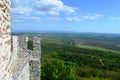 View of the valley from a high fortress