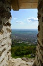 View of the valley from a high fortress