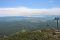 View on the valley from Lomnicky stit, Slovakia Royalty Free Stock Photo