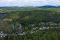 View of the valley from Pottenstein / Germany
