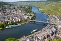 The valley of river Moselle, Germany Royalty Free Stock Photo