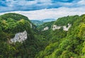 View on a valley of Saleva mountain Royalty Free Stock Photo