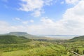 View on valley from Szigliget castle. Hungary