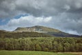 View from the valley on Tarnica, the highest peak of Polish Bieszczady Mountains