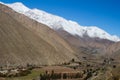 View of a Valley From the Top of the mountains in Pisco Elqui, Chile Royalty Free Stock Photo