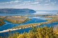 View on the valley of Volga river