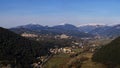 View of valnerina, near terni, winter Royalty Free Stock Photo