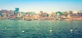 View of Varanasi Ghats from Ganges