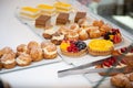 French pastry display