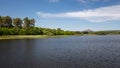 View from Vartry Lake to Great Sugar Loaf on a Summer`s Day