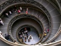 View of Vatican spiral stears Royalty Free Stock Photo