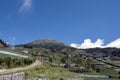 View of vegetable plantation in the mountains of Temanggung, Central Java, Indonesia Royalty Free Stock Photo