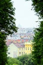 View on Veinna from Schonbrunn palace Royalty Free Stock Photo