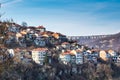 View of Veliko Tarnovo, medieval town in Bulgaria Royalty Free Stock Photo