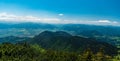 View from Velky Choc hill in Chocske vrchy mountains in Slovakia Royalty Free Stock Photo