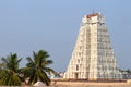 View of Vellai Gopuram, Srirangam Temple, Tamilnadu