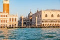 The view of venetian lagoon in morning Royalty Free Stock Photo