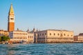 The view of venetian lagoon in morning Royalty Free Stock Photo