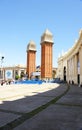 View of the Venetian towers in the Plaza of Spain