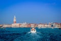 View of Venice from a boat Royalty Free Stock Photo