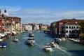 View of the street canal in Venice, Italy