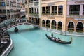 View of Venice Grand Canal Mall in Manila, Philippines Royalty Free Stock Photo