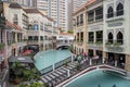 View of Venice Grand Canal Mall in Manila, Philippines Royalty Free Stock Photo