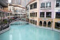 View of Venice Grand Canal Mall in Manila, Philippines Royalty Free Stock Photo
