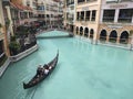 View of Venice Grand Canal Mall in Manila, Philippines Royalty Free Stock Photo