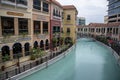 View of Venice Grand Canal Mall in Manila, Philippines Royalty Free Stock Photo