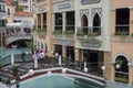 View of Venice Grand Canal Mall in Manila, Philippines Royalty Free Stock Photo