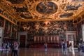 Interiors of the doges palace, Venice, Italy Royalty Free Stock Photo