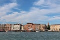 View of Venice from the sea shore