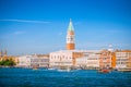 View on Venice from the sea, Veneto, Italy Royalty Free Stock Photo