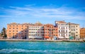 View of Venice from the sea, Veneto, Italy Royalty Free Stock Photo