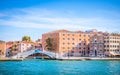 View of Venice from the sea, Veneto, Italy Royalty Free Stock Photo