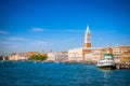 View of Venice from the sea, Veneto, Italy Royalty Free Stock Photo