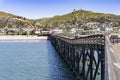 View of Ventura cityscape from Ventura\'s Pier, California