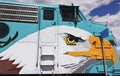 A View of the Verde Canyon Railroad Train Locomotive, Clarkdale, AZ, USA Royalty Free Stock Photo