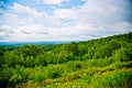 View of Vermont countryside on Hogback Mountain in Marlboro, VT