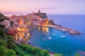 View of Vernazza. One of five famous colorful villages of Cinque Terre National Park