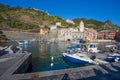 Vernazza, 5 Terre, La Spezia province, Ligurian coast, Italy. Royalty Free Stock Photo