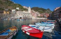 Vernazza, 5 Terre, La Spezia province, Ligurian coast, Italy Royalty Free Stock Photo