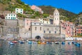 Vernazza, 5 Terre, La Spezia province, Ligurian coast, Italy. Royalty Free Stock Photo