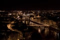 View of Verona from Castel San Pietro by night