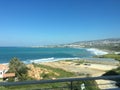 View very the coastline of Cyprus just outside paphos city