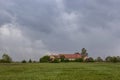 View of a very lonely situated farmstead. Seen in Havelland, Brandenburg