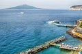 View of the Vesuvius in the Bay of Naples, Italy Royalty Free Stock Photo