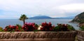 View of Vesuvius from Vico Equense Royalty Free Stock Photo