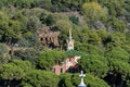 View of the viaducts, Park GÃÂ¼ell, Barcelona, Spain Royalty Free Stock Photo